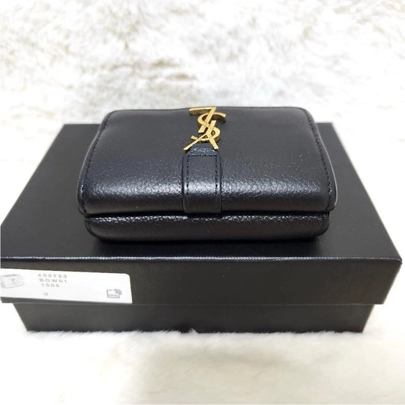 YSL Black Leather Wallet - Picture 6 of 13